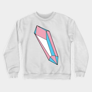Crystal in Trans Pride Crewneck Sweatshirt